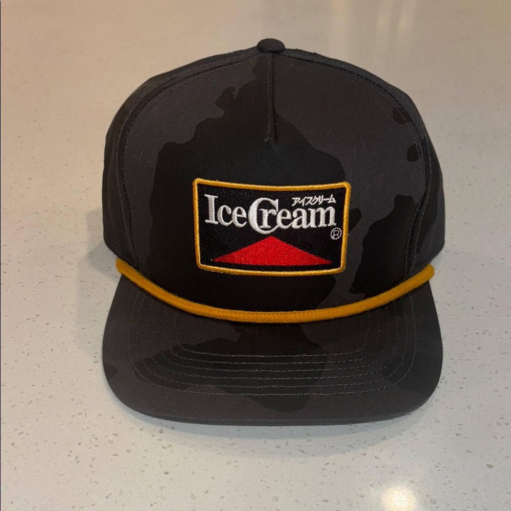 Icecream Black Camouflage Hat